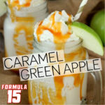 AMP UP SPORTS NUTRITION - formula 15 sports nutrition meal replacement shake - caramel green apple - sku149