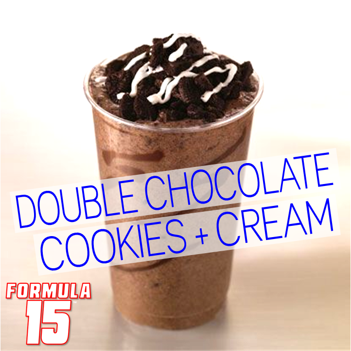 FORMULA 15 Sports Nutrition Shake [20 svgs] Double Chocolate Cookies ...