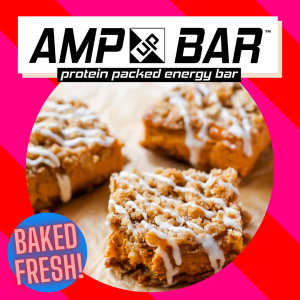 AMP UP BAR pumpkin cheesecake