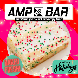 AMP UP BAR - HOLIDAY - frosted sugar cookie