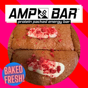 AMP UP BAR white chocolate raspberry