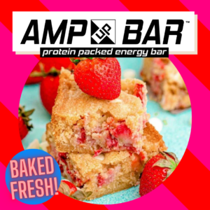 AMP UP BAR strawberry pound cake