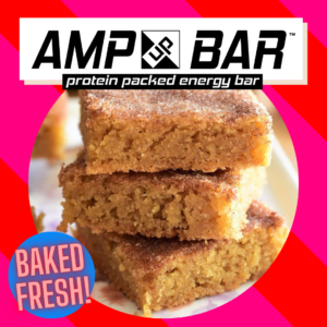 AMP UP BAR snickerdoodle + fudge