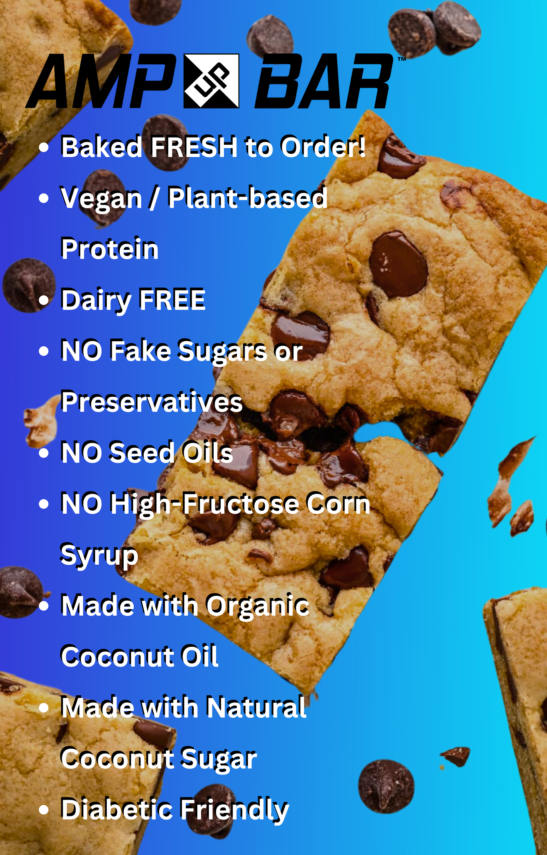 AMP UP BARS Baked Fresh - AMP UP Sports Nutrition