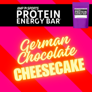 [PRE-ORDER] AMP UP Bar *Limited Edition* German Chocolate Cheesecake