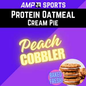 [PRE-ORDER] AMP UP Protein Oatmeal Cream Pie *Limited Edition* Peach Cobbler