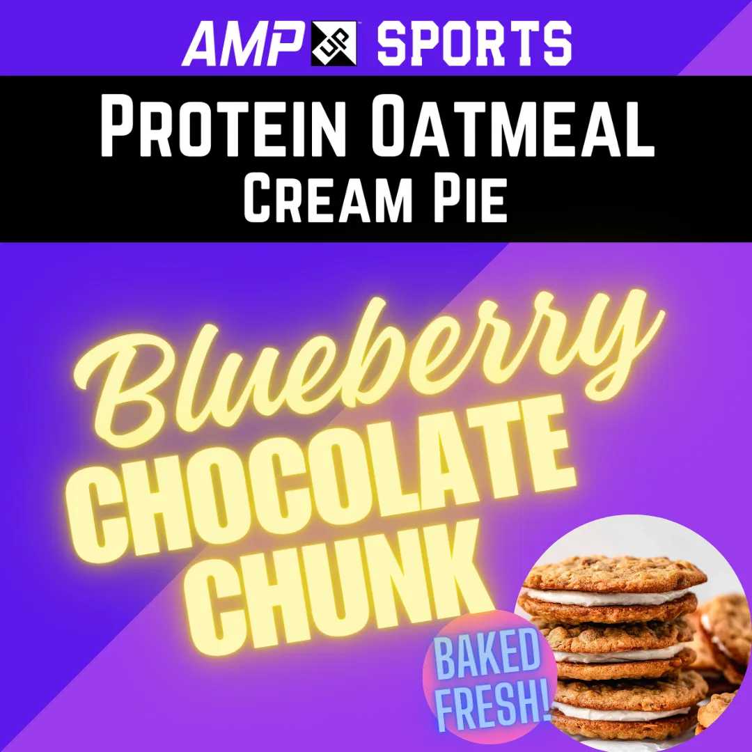 Cream Pie Slider AMP UP Blueberry Chocolate Chunk