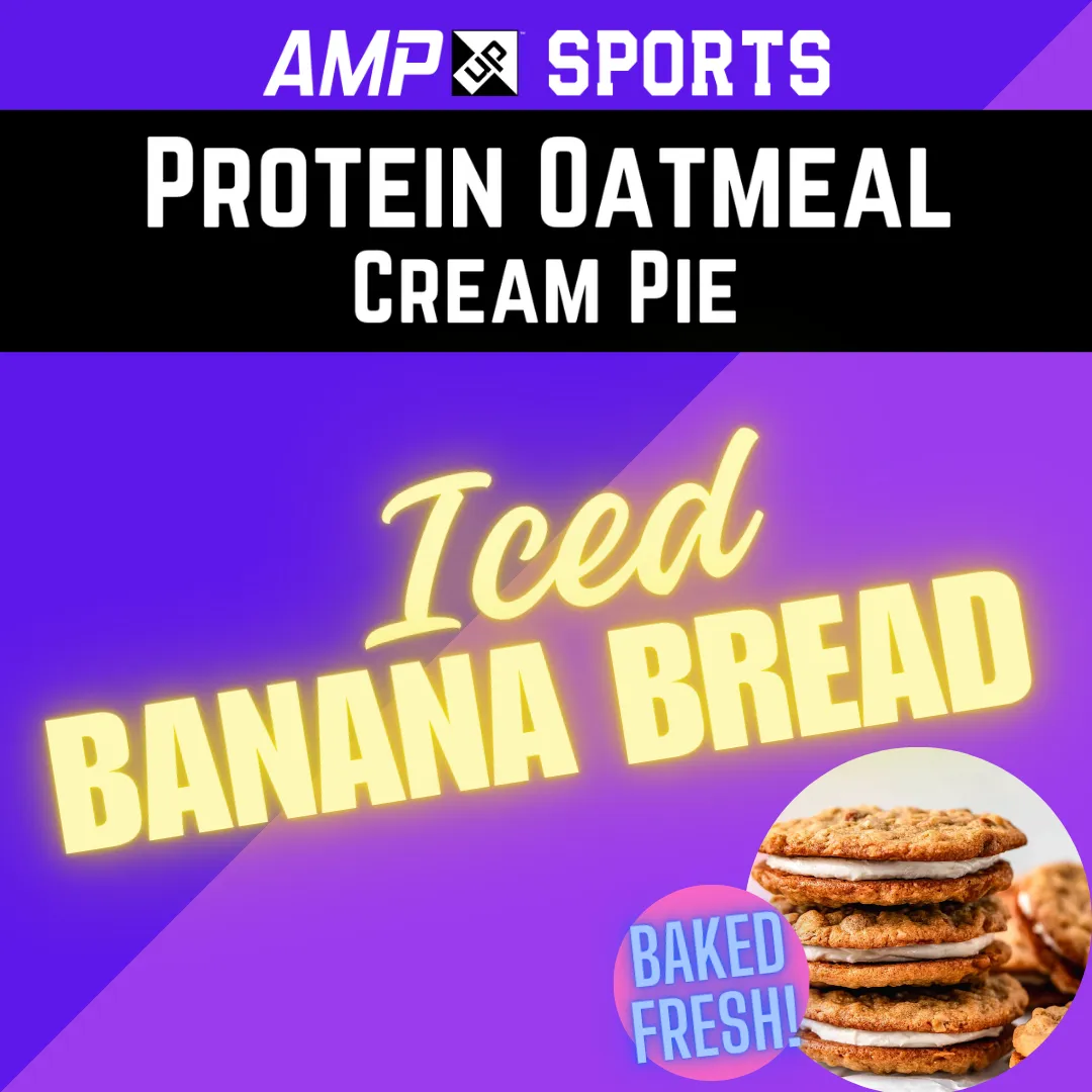 Cream Pie Slider AMP UP Iced Banana Bread