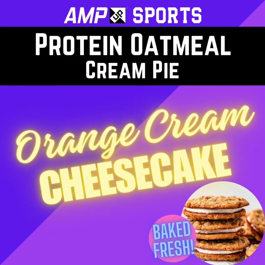 Cream Pie Slider AMP UP Orange Cream Cheesecake