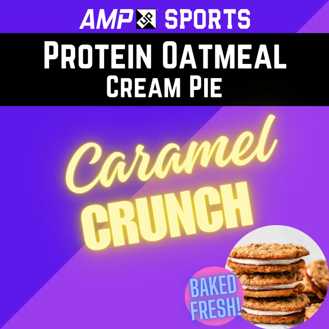 Cream Pie Slider AMP UP Protein Oatmeal Cream Pies - Caramel Crunch