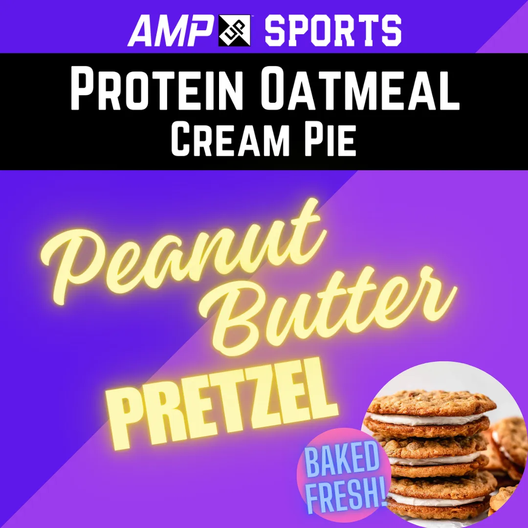 Cream Pie Slider AMP UP Protein Oatmeal Cream Pies - Peanut Butter Pretzel