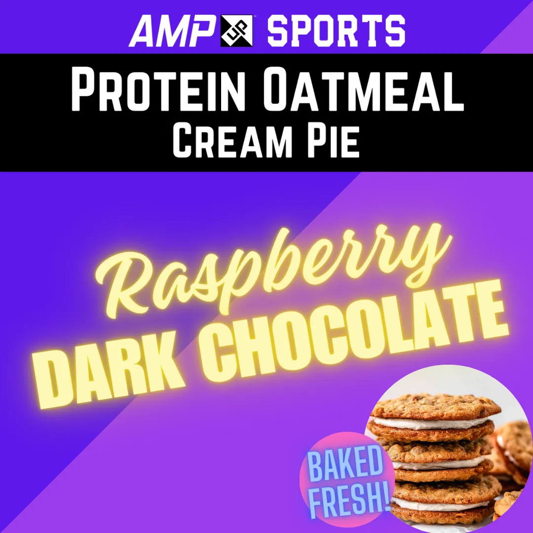 Cream Pie Slider AMP UP Raspberry Dark Chocolate