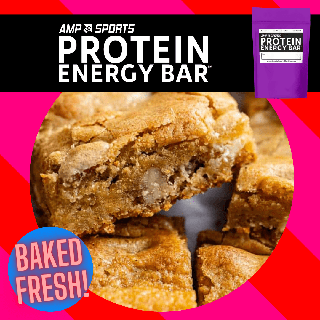 banner AMP UP Protein Energy Bar - Caramel Pecan Crunch