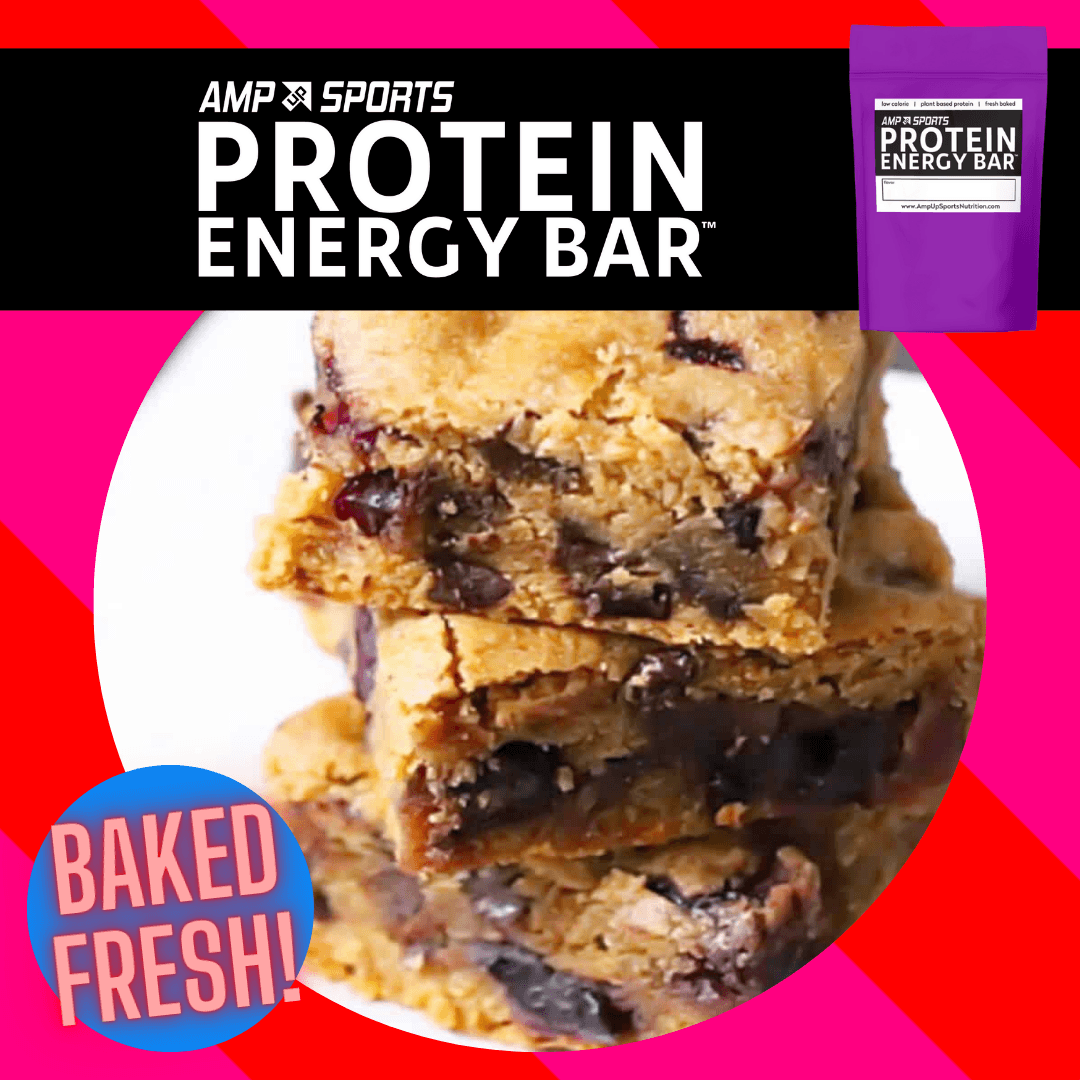 banner AMP UP Protein Energy Bar - Cherry Dark Chocolate Chip