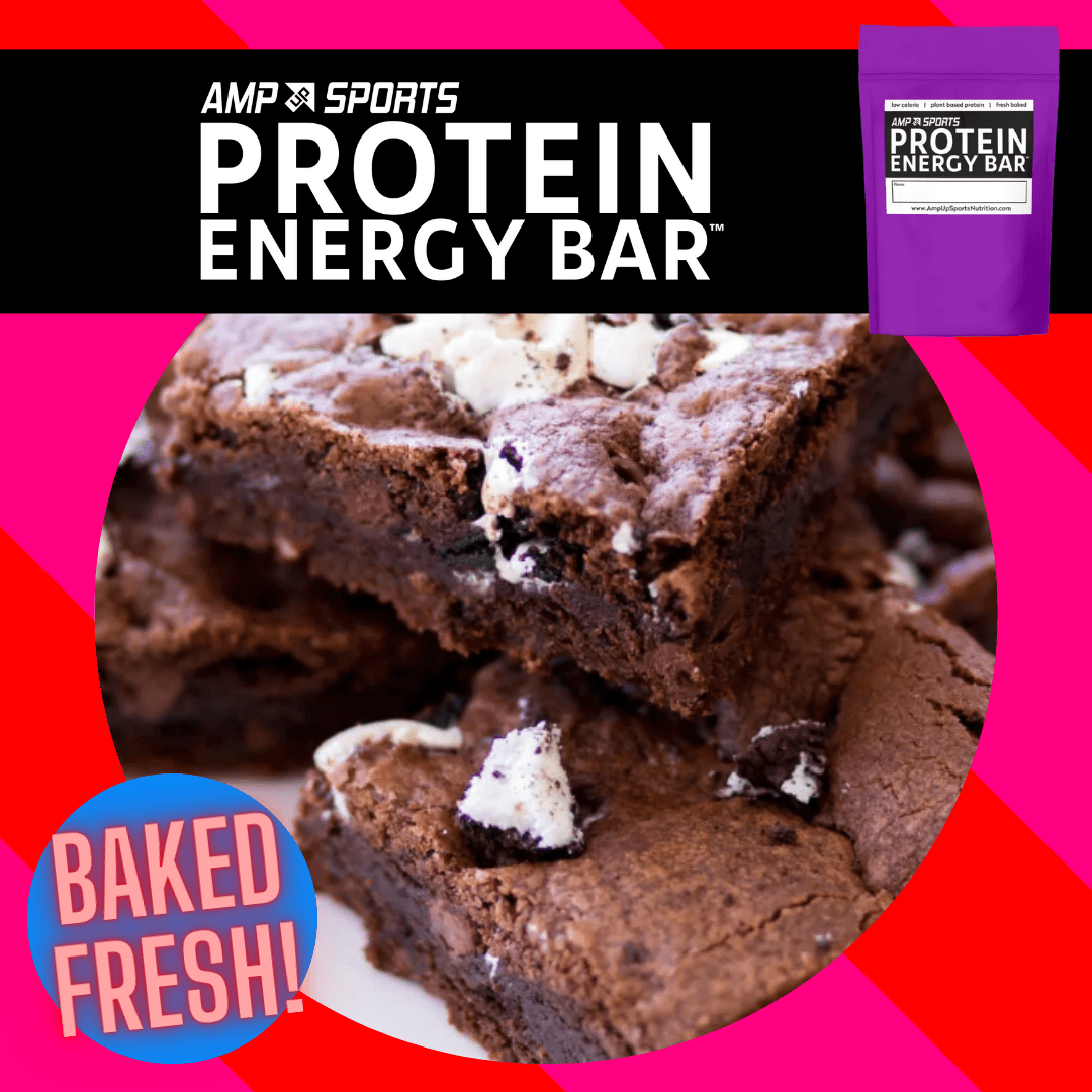 banner AMP UP Protein Energy Bar - Chocolate Cookies + Crunches