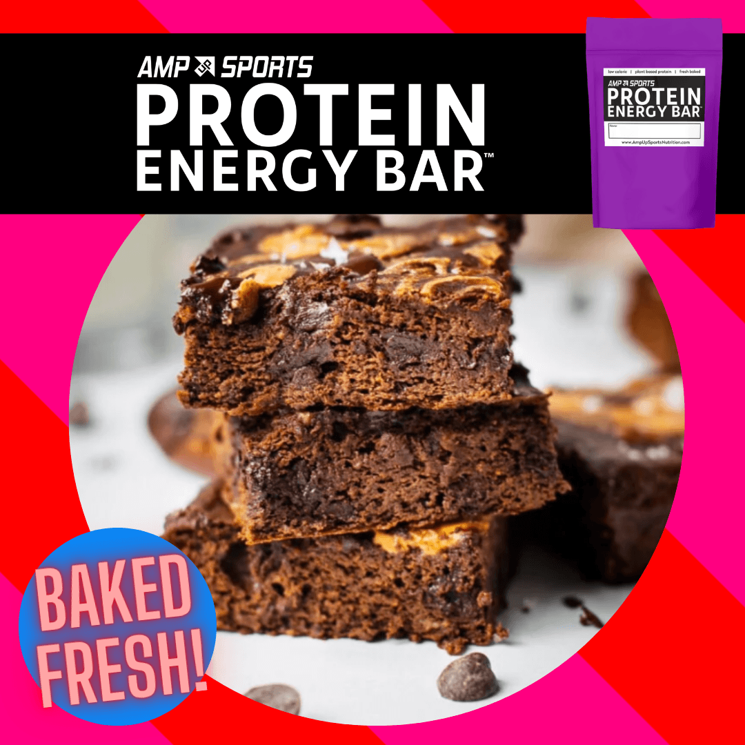 banner AMP UP Protein Energy Bar - Chocolate PB Chimp