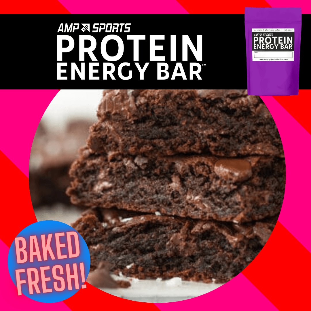 banner AMP UP Protein Energy Bar - Dark Chocolate Brownie