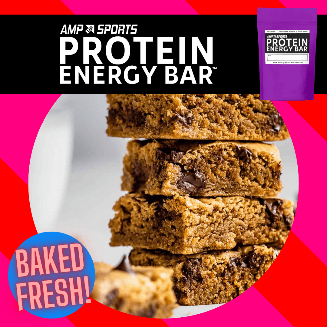 banner AMP UP Protein Energy Bar - Pumpkin + Dark Chocolate Chip