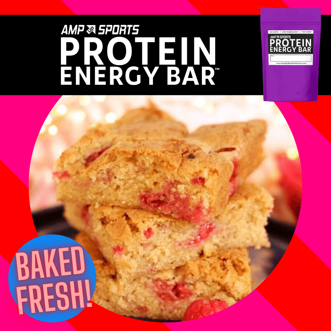 banner AMP UP Protein Energy Bar - Raspberry Lemon