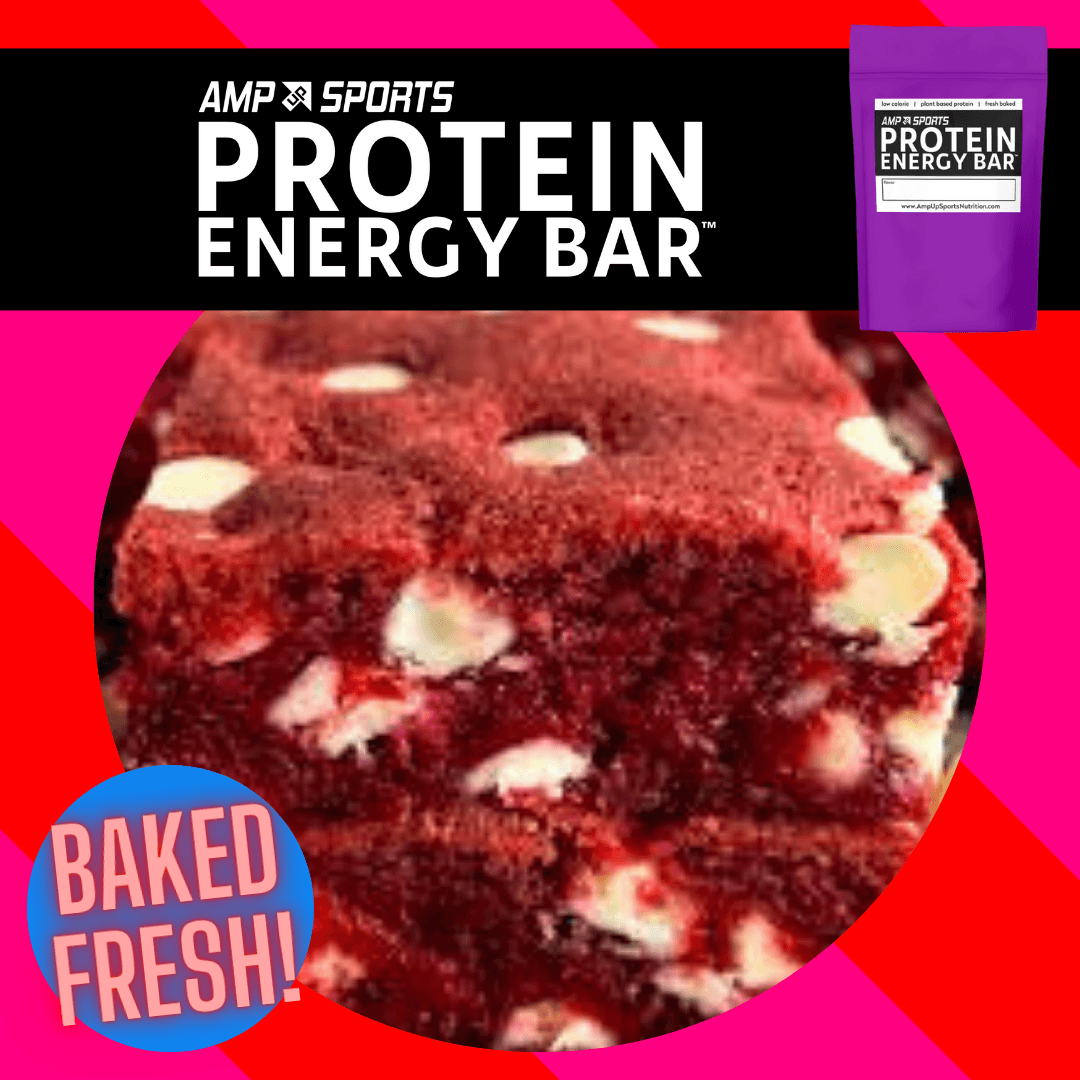 banner AMP UP Protein Energy Bar - Red Velvet