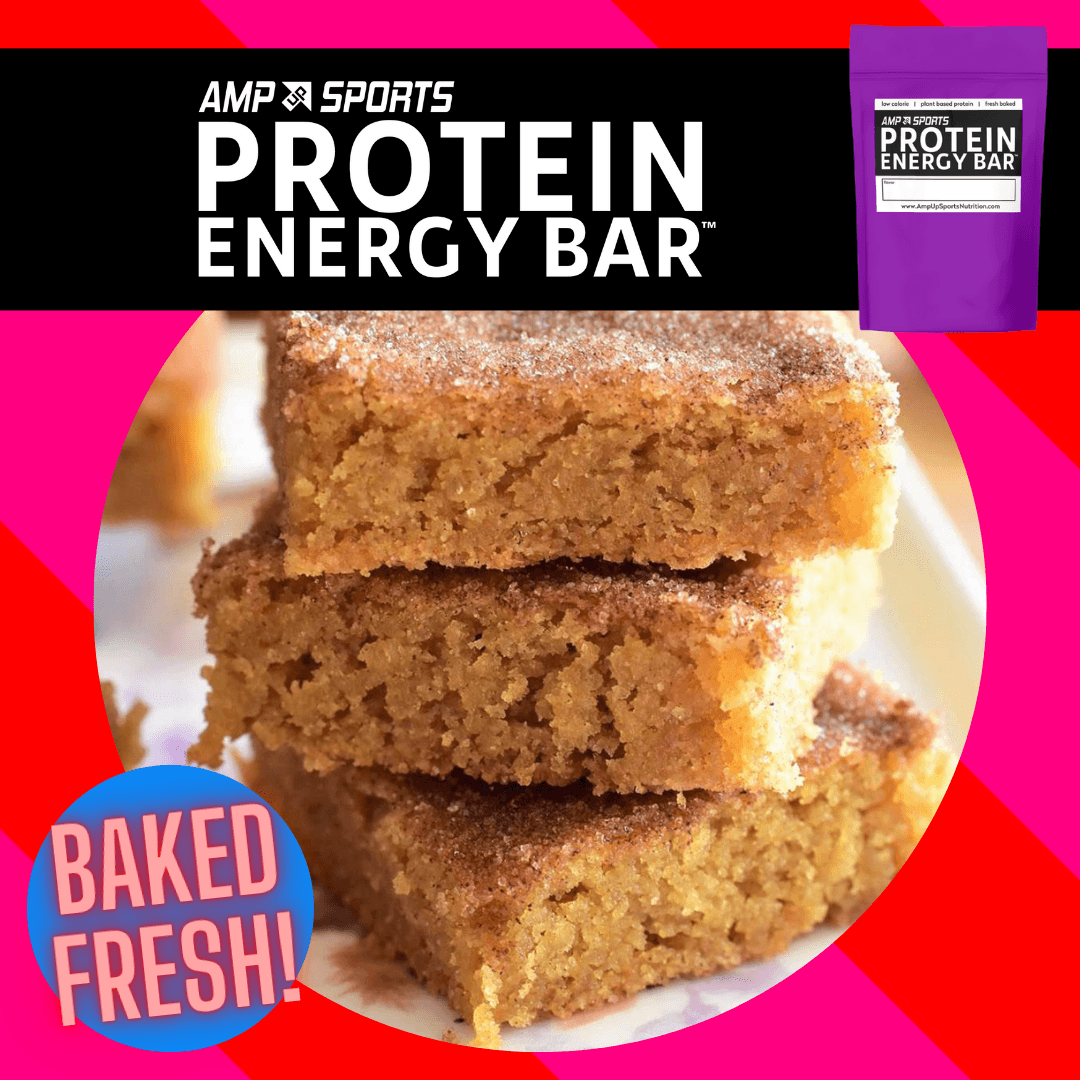 banner AMP UP Protein Energy Bar - Snickerdoodle + Fudge Chip