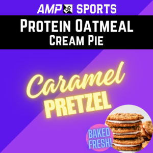 [PRE-ORDER] AMP UP Protein Oatmeal Cream Pie *Limited Edition* Caramel Pretzel